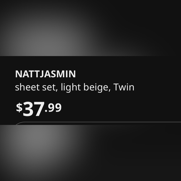 Nattjasmin twin emerald colored sheet set. Flat fitted and pillowcase included. - Picture 5 of 5